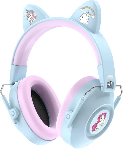 Miniatura 15 de Orejeras con cancelación de ruido del Dr.meter: auriculares con cancelación de ruido SNR27.4 con diadema ajustable, orejeras con protección auditiva