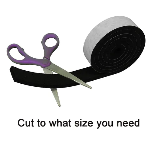 Miniatura 4 de Cinta de espuma de alta densidad, tira de sellado impermeable, tiras CR de neopreno, adhesivo de una sola cara, sello de EVA 1 pulgada de ancho x