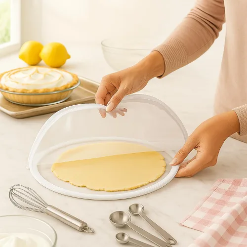 Miniatura 4 de Mrs. Anderson's Baking Easy No-Mess - Bolsa para hacer corteza para tartas, rollos de corteza de 14 pulgadas para tartas de 11 a 12 pulgadas, juego
