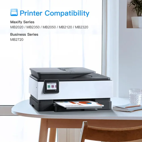 Miniatura 2 de Cartuchos de tinta 1200 XL compatibles con Canon Maxify 1200, cartuchos de tinta de repuesto para impresora Canon 1200 1200XL PGI-1200 PGI1200XL