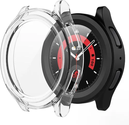 Miniatura 16 de Misxi - Juego de 2 fundas rígidas de policarbonato con protector de pantalla para Samsung Galaxy Watch 5 Galaxy Watch 4 de 40 mm, funda ultradelgada