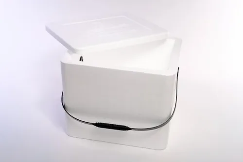 Miniatura 2 de Enfriador de espuma de poliestireno de 22 cuartos Cofre de hielo aislado grande y ligero para alimentos, bebidas y transporte médico