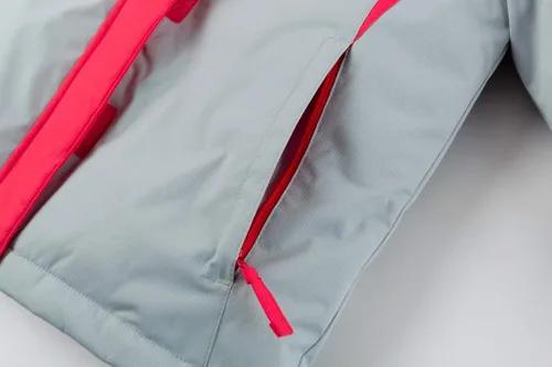 Miniatura 55 de Chaqueta de esquí impermeable para niñas, chaqueta de snowboard para exteriores, resistente al viento, con forro polar, abrigo de nieve cálido