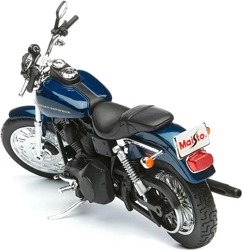 Miniatura 3 de Maisto 2004 Harley Davidson Dyna Super Glide Sport Bike 1/12 Motocicleta Azul