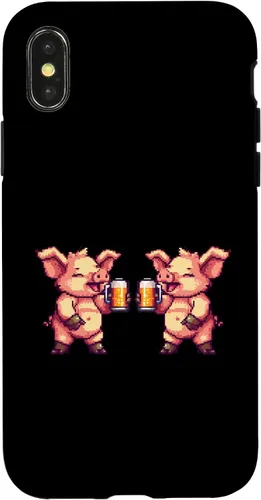 Miniatura 5 de iPhone 12 mini Pig Beer Party Team Comic Gamer Crew Case