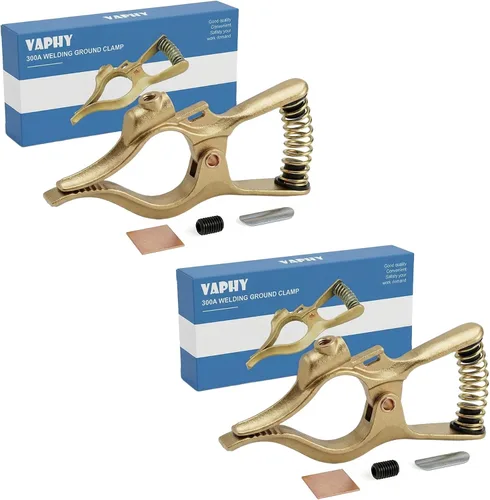 Miniatura 8 de Pinza de tierra para soldadura de 300 amperios estilo T de latón