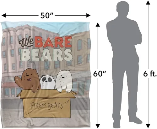 Miniatura 5 de We Bare Bears Baby Bears - Manta con licencia oficial de Silky Touch Super Soft de 50 x 60 pulgadas
