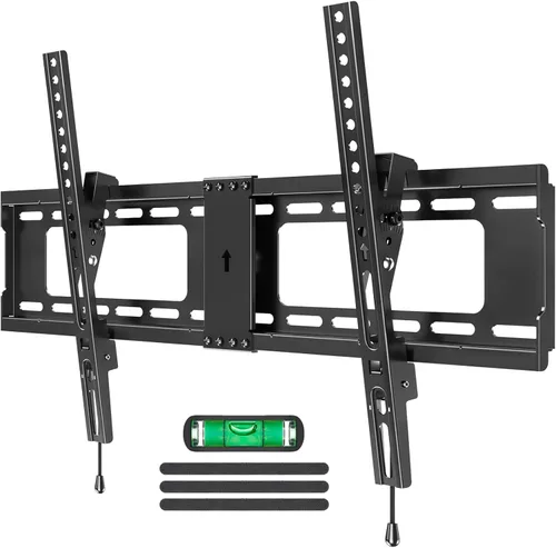 Miniatura 10 de MOUNTUP Soporte de pared para TV, soporte de TV inclinable para la mayoría de televisores planos/curvos LED LCD OLED de 26 a 60 pulgadas, perfil
