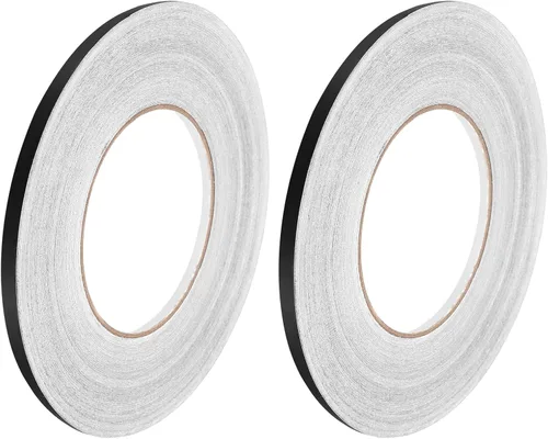 Miniatura 9 de uxcell 2 calcomanías autoadhesivas de papel de aluminio de 0.2 pulgadas x 164 pies para decoración de huecos, tira de cinta adhesiva impermeable