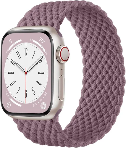 Miniatura 27 de Zedoli Correas trenzadas Solo Loop para Apple Watch Band de 1.496 pulgadas, 1.575 pulgadas, 1.614 pulgadas, 1.654 pulgadas, 1.732 pulgadas, 1.772