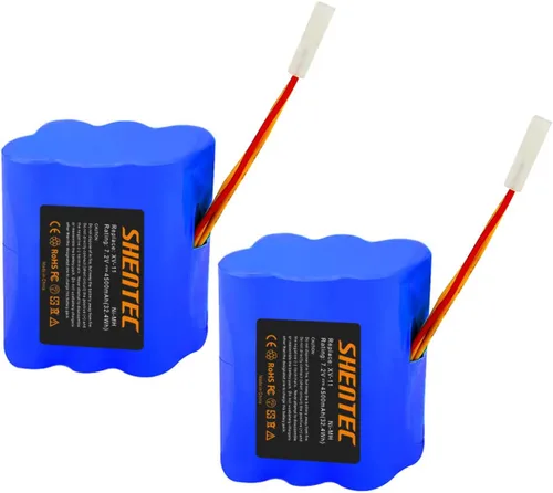 Shentec Batería de 7.2V 4.5Ah compatible con aspiradoras robóticas Neato XV-11 XV-12 XV-14 XV-15 XV-21 XV-25 XV Essential XV Signature Pro Robotic