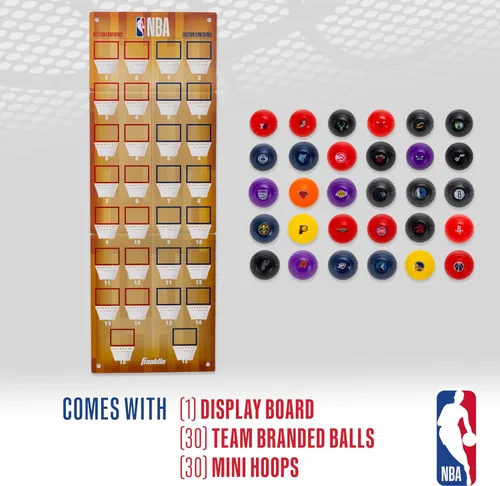 Miniatura 6 de Franklin Sports Unisex Adult Hoop Tracker – Official Standings Board with Mini Hoops & Basketballs