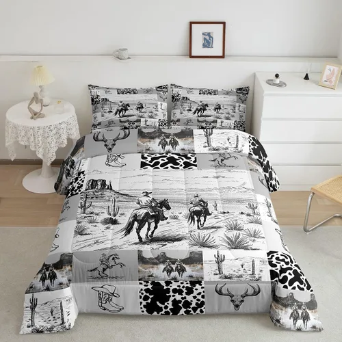 Miniatura 69 de Feelyou Lindo juego de ropa de cama de ajolote para niños y niñas tamaño twin, juego de edredón de salamandra para niños, mujeres y hombres, edredón