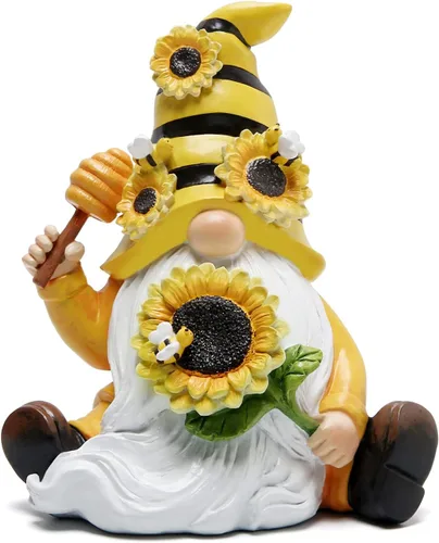 Miniatura 9 de Hodao Decoraciones de gnomos de mariposa de primavera para mesa del hogar, porche, jardín, patio, mariposa, elfo, decoración de figuras de gnomos