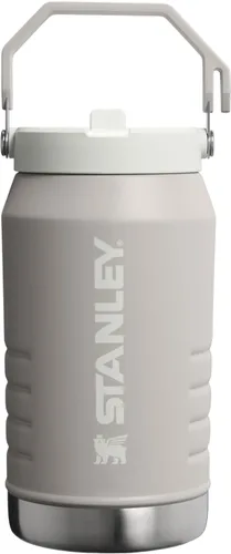 Stanley IceFlow 2.0 - Jarra con pajilla abatible con asa, de 64 onzas, tapa giratoria y popote abatible, a prueba de fugas para viajes y deportes,