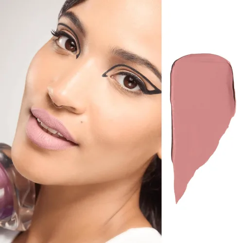 Miniatura 3 de Gerard Cosmetics HydraMatte Lápiz labial líquido Skinny Dip, color rosa nude mate, de larga duración y no se seca, color de labios súper pigmentado