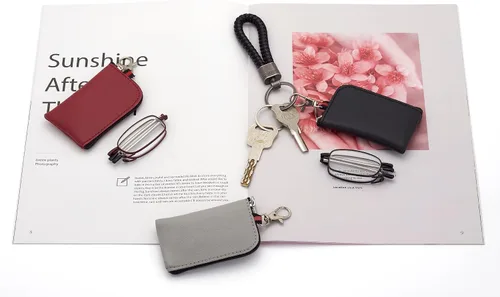 Miniatura 7 de Folding Reading Glasses, Key Chain Bag Readers Compact Easy Carry Readers Glasses