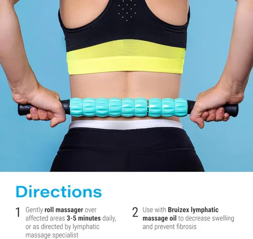 Miniatura 5 de Rodillo de Masaje de Drenaje Linfático para Post Liposucción y Tratamiento de Fibrosis, Recuperación de Cirugía 360 Lipo, Abdominoplastia y BBL