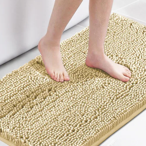 Miniatura 19 de H.VERSAILTEX Alfombra de Baño Alfombra de Baño Alfombras de Baño para Baño Antideslizante Alfombras de Baño Extra Gruesa de Chenilla Alfombra 17" x