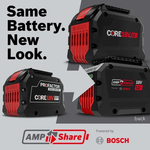 Miniatura 9 de BOSCH GBA18V120 18V CORE18V® 18V Batería de iones de litio de 12 Ah de alta potencia