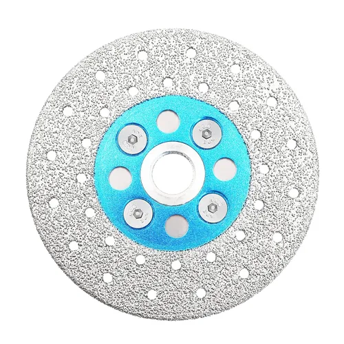 Miniatura 7 de Muela de corte de granito de diamante, BRSCHNITT 4-1/2 pulgadas 115mm Hoja de sierra de diamante para amoladora angular con soldadura al vacío