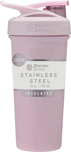 Miniatura 16 de BlenderBottle Sport - Botella aislada de acero inoxidable con batidor de alambre, 24 onzas, color bosque – Batidos de proteína e hidratación