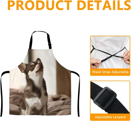 Miniatura 3 de Delantal personalizado,Delantales personalizados,Delantales personalizados con bolsillos,Delantal de cocina,Delantales personalizados