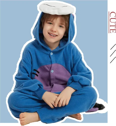 Miniatura 3 de SWEETXIN Pijama unisex para adultos y niños, para Halloween, Navidad, ropa de dormir, traje de cosplay para mujeres y hombres