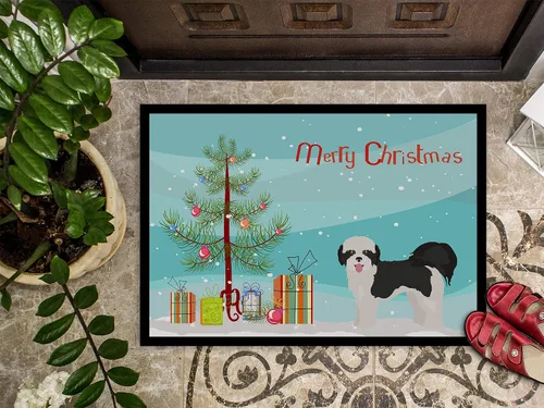Miniatura 209 de Caroline's Treasures CK3799MAT Akita Shepherd - Tapete de árbol de Navidad de 18 x 27 pulgadas, tapete para puerta delantera, interior y exterior