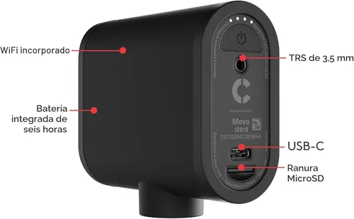 Miniatura 6 de Logitech for Creators Mevo Start, cámara inalámbrica de transmisión en vivo, calidad de video HD de 1080p, control inteligente de aplicaciones