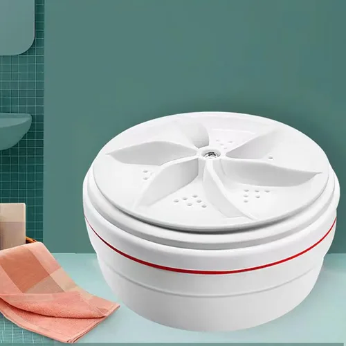 Miniatura 6 de Mini lavadora de bebé 2025 portátil, lavadora de viaje USB, lavadoras de ropa para el hogar, negocios, viajes, sala universitaria, caravana