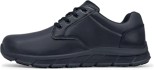 Shoes for Crews Saloon II - Zapatos de trabajo antideslizantes para hombre, resistentes al agua, color negro