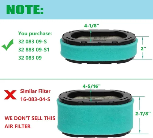 Miniatura 5 de Kit de mantenimiento serie 7000 KH-32-883-09-S1 32 083 09-S Filtro de aire para motor Kohler KT745 KT740 KT735 KT730 KT725 KT715 KT610 KT620