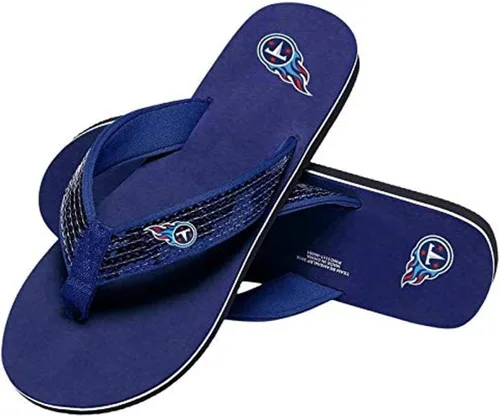 Miniatura 48 de FOCO Womens NFL Team Logo Sequin Strap Sandals Flip Flops