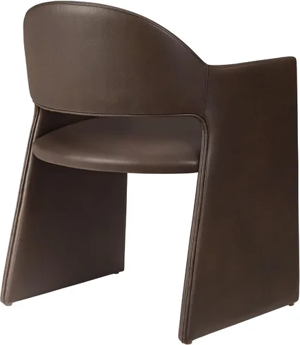 Miniatura 7 de Modway Talia - Sillón de comedor de cuero vegano en color espresso