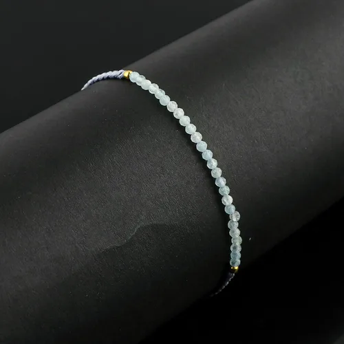 Miniatura 29 de Thecraftman - Pulsera trenzada de cuentas naturales, cristales energéticos, regalo para ella, pulsera de protección de hilo trenzado de mano