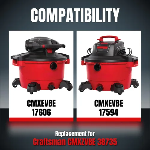 Miniatura 3 de POWERTEC 38735 Shop Vac Bags for Craftsman - Bolsas para aspiradora en húmedo y seco de 12 galones, 12 galones (12 galones). Compra bolsas de vacío