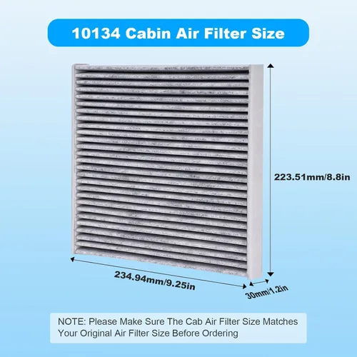 Miniatura 5 de Filtro de aire de cabina CF10134 Filtro de aire de coche para Honda Accord, CRV, Civic, Pilot, Odyssey, Crosstour, Passport, Ridgeline, Acura RDX