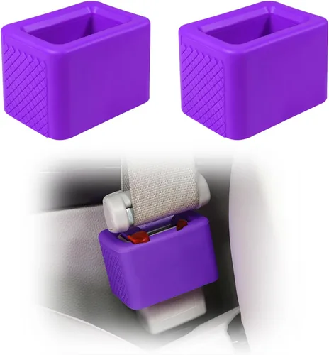 Miniatura 9 de 2 soportes para hebilla de cinturón de seguridad, hebilla de silicona para cinturón de seguridad para un fácil acceso, el fijador de hebilla