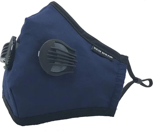 ECO-GEAR Máscara facial anticontaminación, respirador de partículas, máscara para polvo, gases de escape, humo, humo, polen y humos, máscara bucal