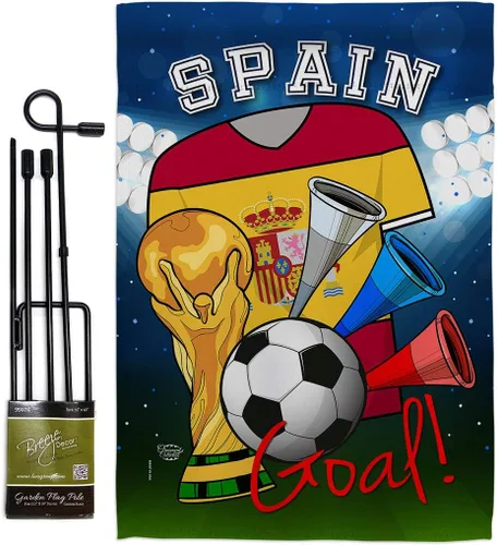 Banderas de la Copa del Mundo de España para decoración del hogar, pancartas para decoración del hogar, decoración de patio, césped, porche,