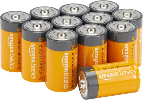 Miniatura 6 de Amazon Basics Paquete de 24 pilas alcalinas multiusos de celda D, 1.5 voltios, 5 años de vida útil