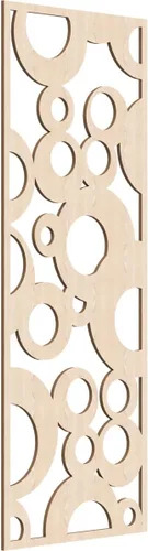 Miniatura 66 de Farwell Paneles de pared decorativos de madera con calado, 13 3/8 pulgadas de ancho x 34 3/8 pulgadas de alto x 1/4 de alto, roble rojo rojo