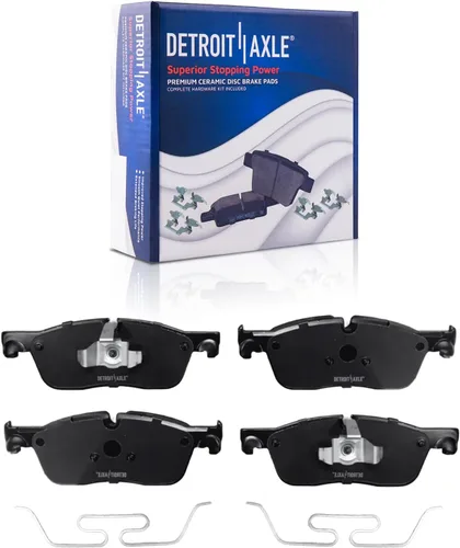 Miniatura 117 de Detroit Axle - Pastillas de Freno Delantero para Nissan Altima Maxima Sentra 350Z Cube Juke Versa INFINITI G20 G35 I30 I35 Suzuki SX4, Pastillas
