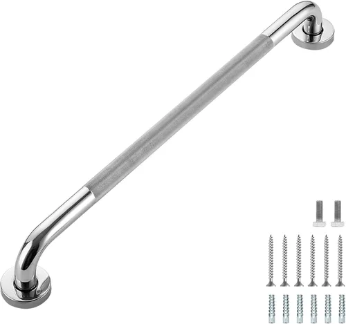 Miniatura 10 de Barras de agarre para ducha, paquete de 2 asas antideslizantes de ducha de 16 pulgadas para ancianos, barra de seguridad para ducha, barras