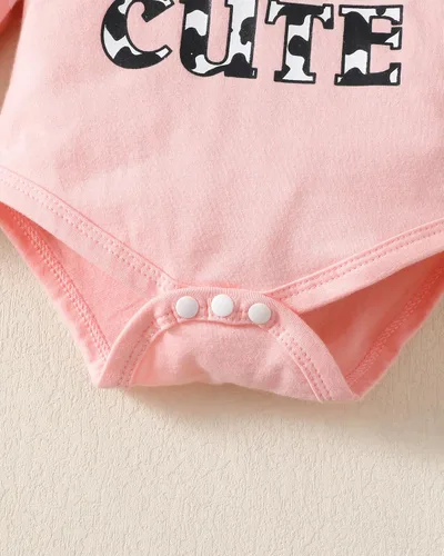 Miniatura 10 de Renotemy Conjunto de ropa para bebé recién nacida, mameluco con volantes, pantalones florales, lindo conjunto de ropa para bebé niña