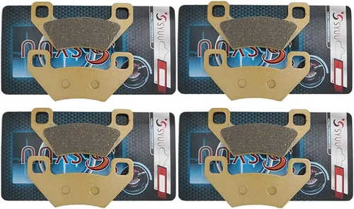 Pastillas de freno delanteras y traseras de repuesto para motocicleta compatible con Arctic Cat Prowler 550 650 4x4 4x4 Auto XTX 700 Prowler HDX 700