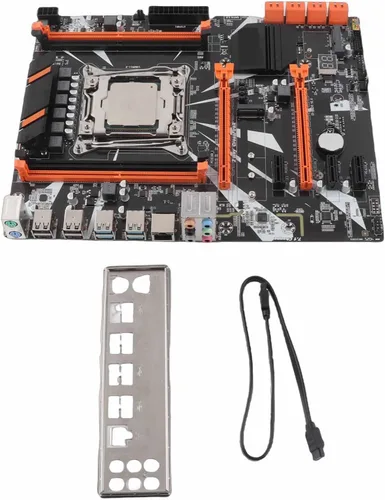 Miniatura 8 de Dpofirs Placa base X99 CPU Combo, LGA 2011-3 E5 2620 V3 placa base CPU, memoria DDR4 de 4 canales, tarjeta de red Gigabit, interfaz NVME M.2