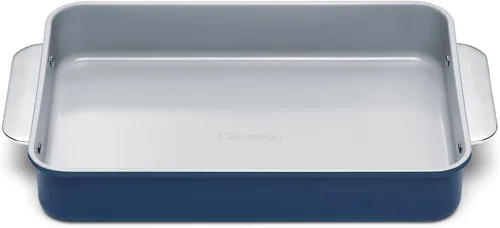 Miniatura 13 de Caraway Sartén rectangular de cerámica antiadherente de 9 x 13 pulgadas, revestimiento de cerámica naturalmente resbaladizo, no tóxico, libre