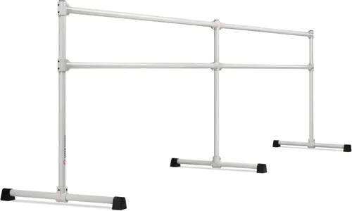 Miniatura 11 de VITA Barre - Barra de ballet doble portátil independiente, extrema, acero Altura fija, fabricada en Estados Unidos, equipo de ejercicio en casa